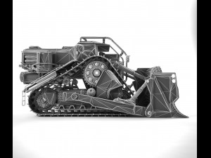 bulldozer 3D Model