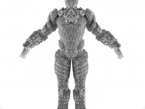 soldato di fantascienza Modello 3D