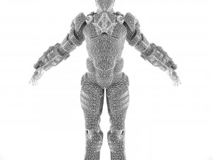 soldato di fantascienza Modello 3D