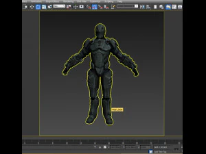 soldato di fantascienza Modello 3D
