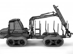 forwarder 3Dモデル