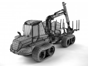 forwarder 3Dモデル