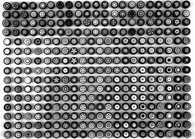 304 wheels-big collection 3D Model .c4d .max .obj .3ds .fbx .stl .blend