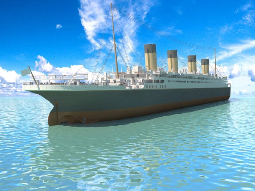 cruise ship 3D Model .c4d .max .obj .3ds .fbx .stl .blend 