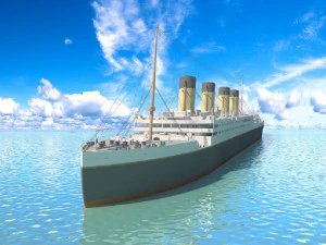 cruise ship 3D Model