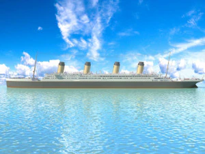 cruise ship 3D Model
