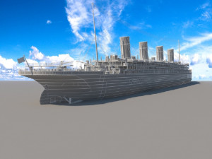 cruise ship Modelo 3D