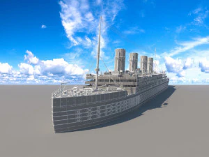 cruise ship 3D Model