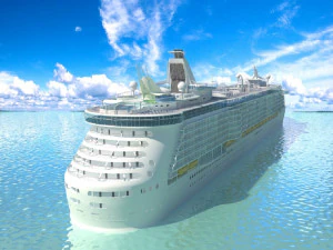 cruise ship 3D Model