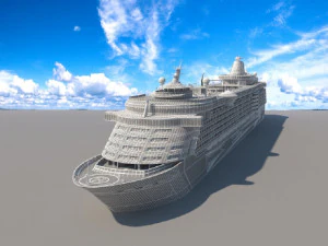 cruise ship 3D Model