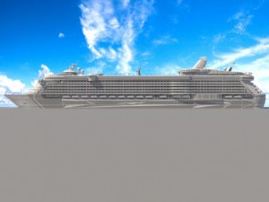 cruise ship 3D Модель