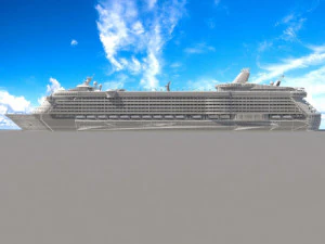 cruise ship 3D Model