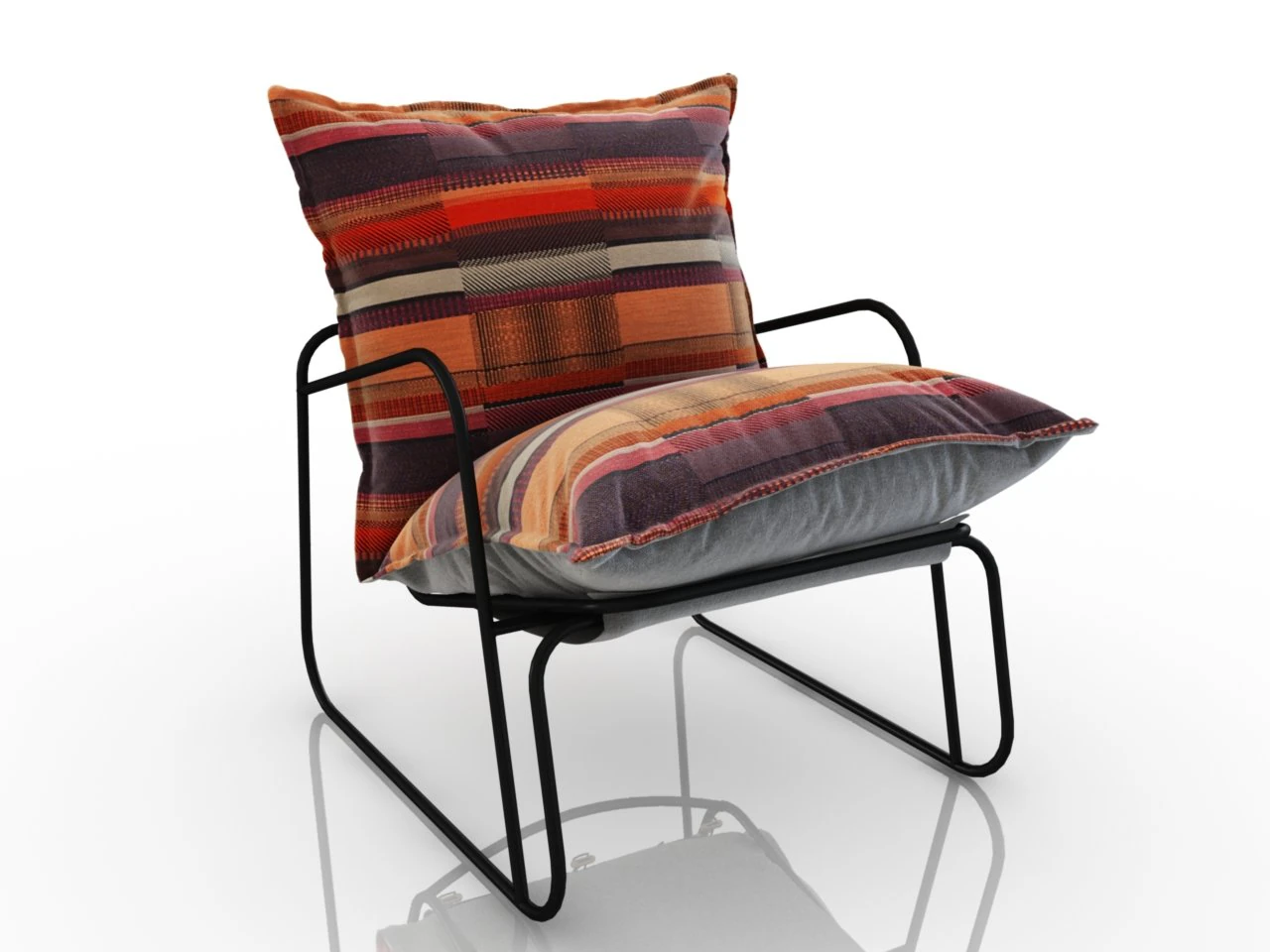 armchair farmer 3D Model .c4d .max .obj .3ds .fbx .stl .blend 