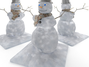 snowman 3D Model