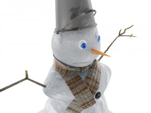 mu&ntilde;eco de nieve Modelo 3D
