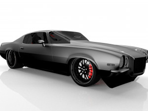 chevrolet camaro 1970 3D मॉडल