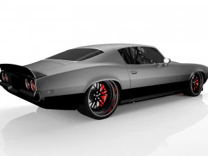 chevrolet camaro 1970 3D Model