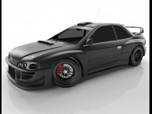 subaru impreza 3D 모델