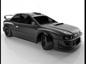 subaru impreza 3D 模型