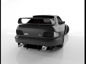 subaru impreza 3D 模型