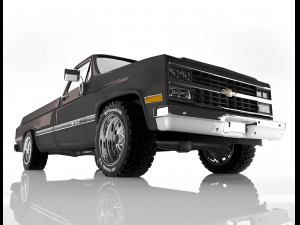 chevrolet c-k 1985 3D Модель