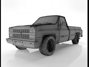 chevrolet c-k 1985 3D Model