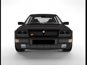 lancia delta hf integrale 3Dモデル