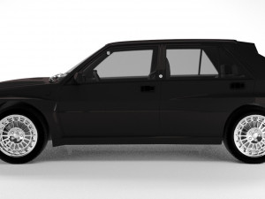 lancia delta hf integrale 3Dモデル