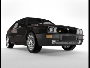 lancia delta hf integrale 3Dモデル