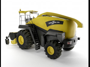 combine agricultural vehicle 3D Model
