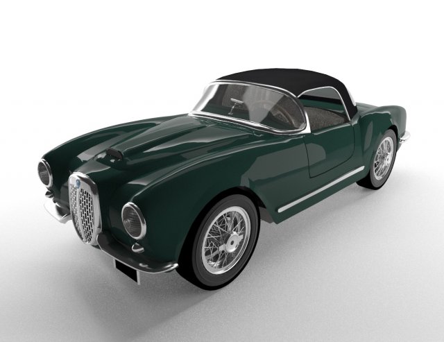 lancia aurelia b24 convertible 1955 Model 3D .c4d .max .obj .3ds .fbx .stl .blend 