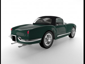 lancia aurelia b24 convertible 1955 Model 3D