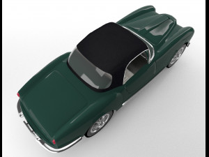 lancia aurelia b24 convertible 1955 Model 3D