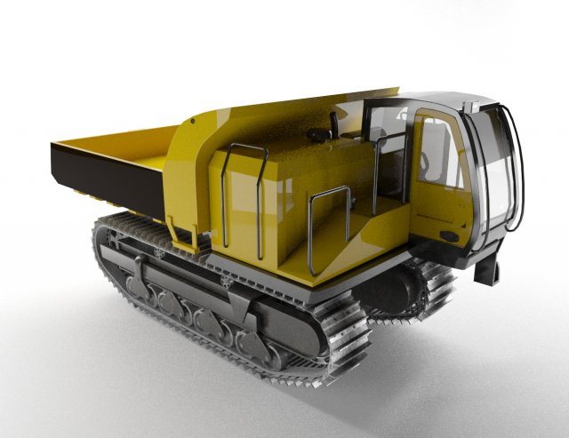 rubber crawler 3D मॉडल .c4d .max .obj .3ds .fbx .stl .blend