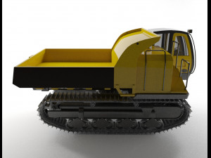 rubber crawler 3D मॉडल