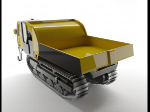rubber crawler 3D मॉडल