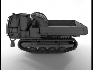 rubber crawler 3D मॉडल