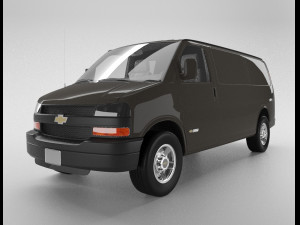 van chevrolet express 3D 모델