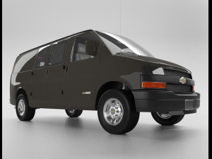 van chevrolet express 3D Model