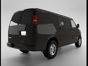 van chevrolet express 3D Model