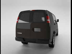 van chevrolet express 3D Model