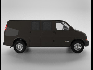 van chevrolet express 3D Model