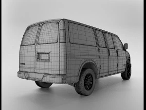 范雪佛兰快车 3D 模型