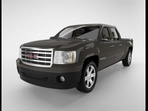 gmc sierra crewcab 2013 3D 模型