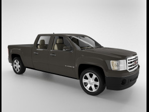gmc sierra crewcab 2013 3D 模型