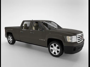 gmc sierra crewcab 2013 3D Model