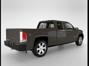 gmc sierra crewcab 2013 3D Model