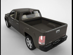 gmc sierra crewcab 2013 3D Model