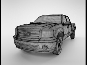 gmc sierra crewcab 2013 3D 模型