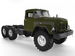 zil 131 truck 3Dモデル